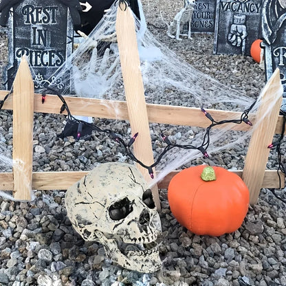 Realistische Skelettpfähle - Halloween-Dekoration