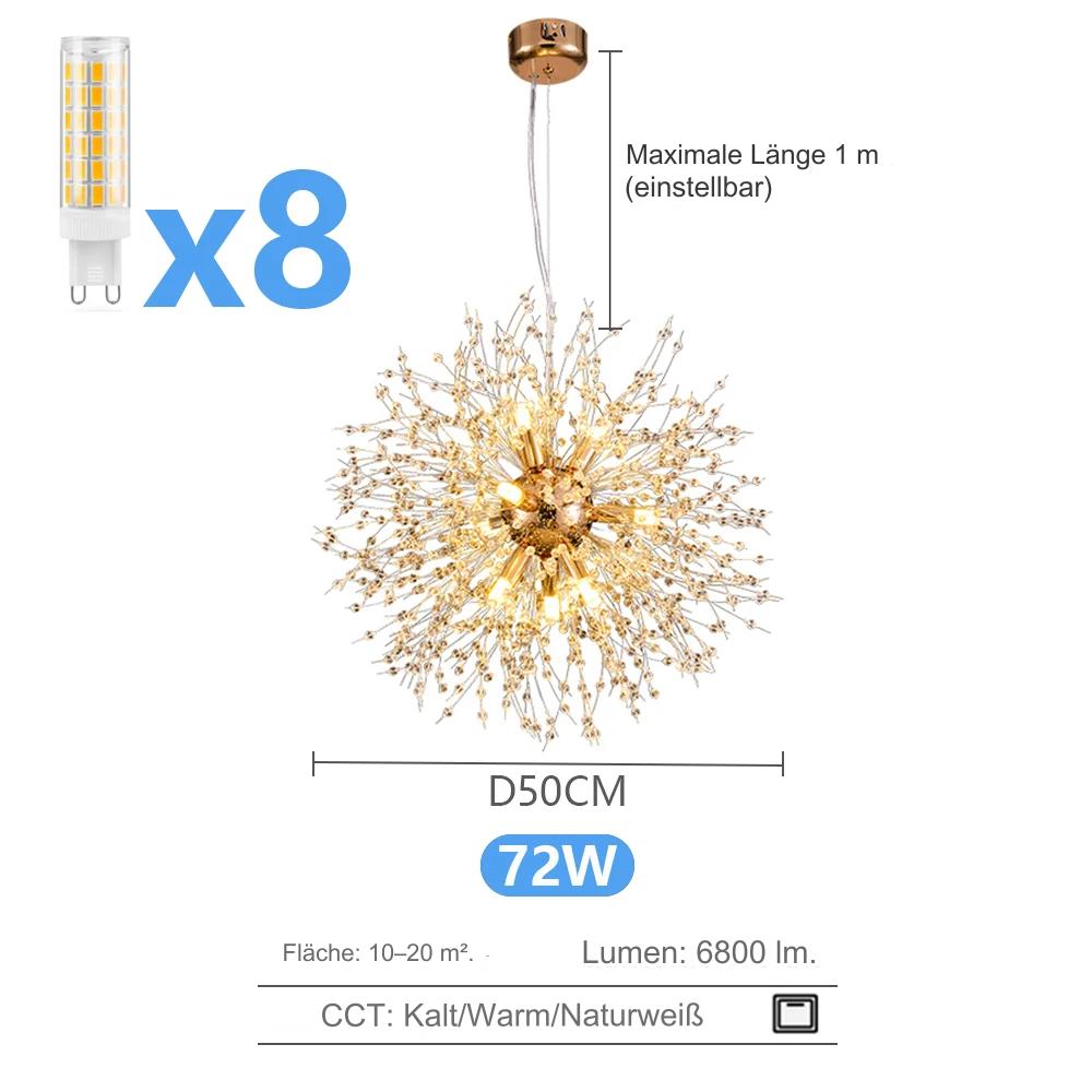 Kronleuchter im Löwenzahn Design