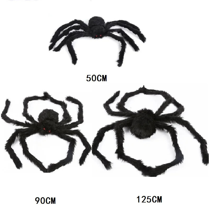 Spinnen und Spinnennetz - Gruselige Halloween-Dekoration