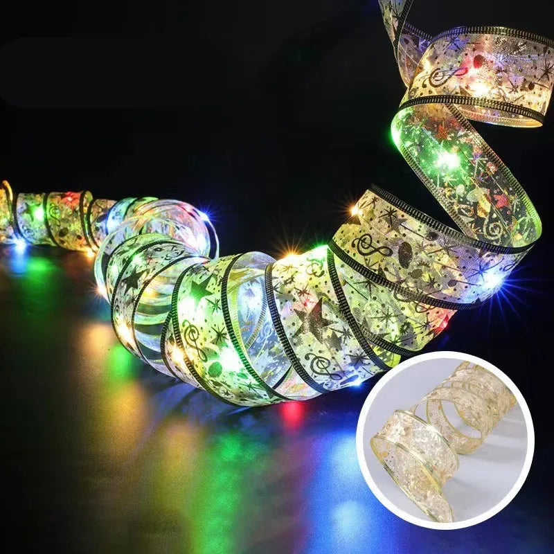 Weihnachts-Lichterkette mit stilvollem LED-Band