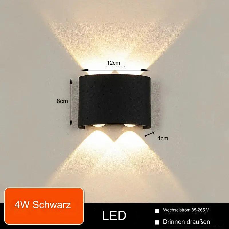 LED-Wandlampe wasserdicht – Außen- & Innenbeleuchtung