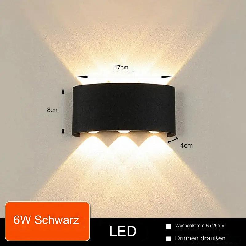 LED-Wandlampe wasserdicht – Außen- & Innenbeleuchtung