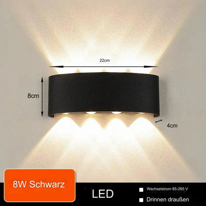 LED-Wandlampe wasserdicht – Außen- & Innenbeleuchtung